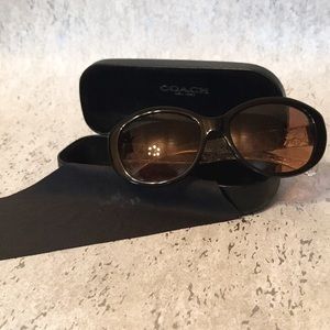 COACH Authentic Coach Black Sunglasses